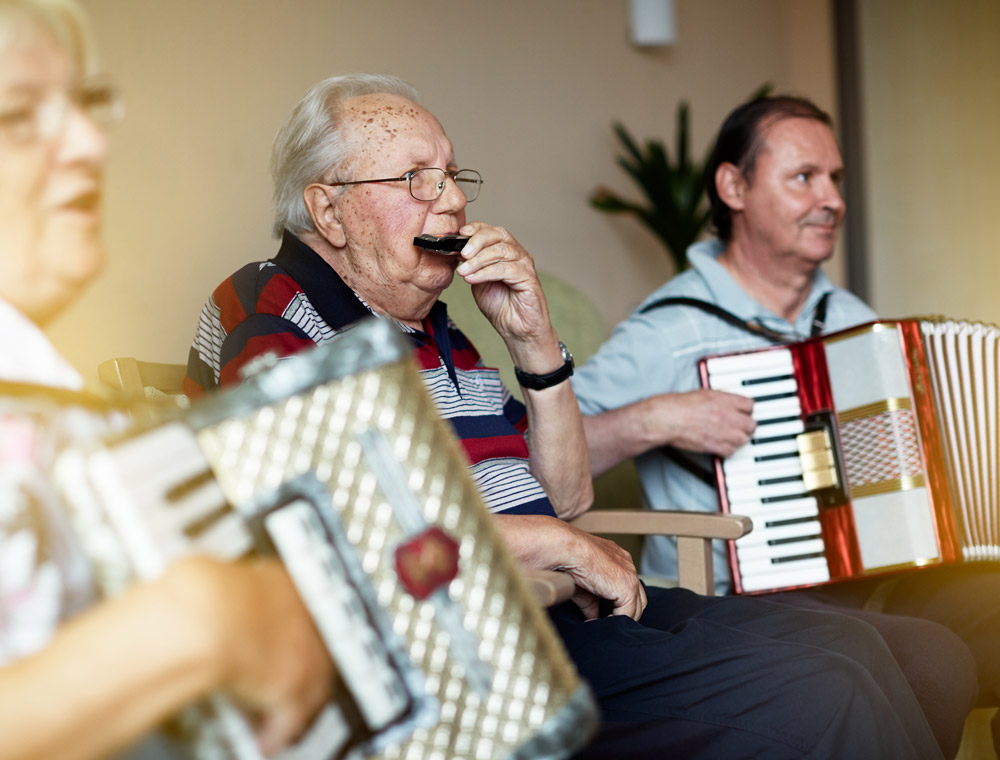 Musizieren.