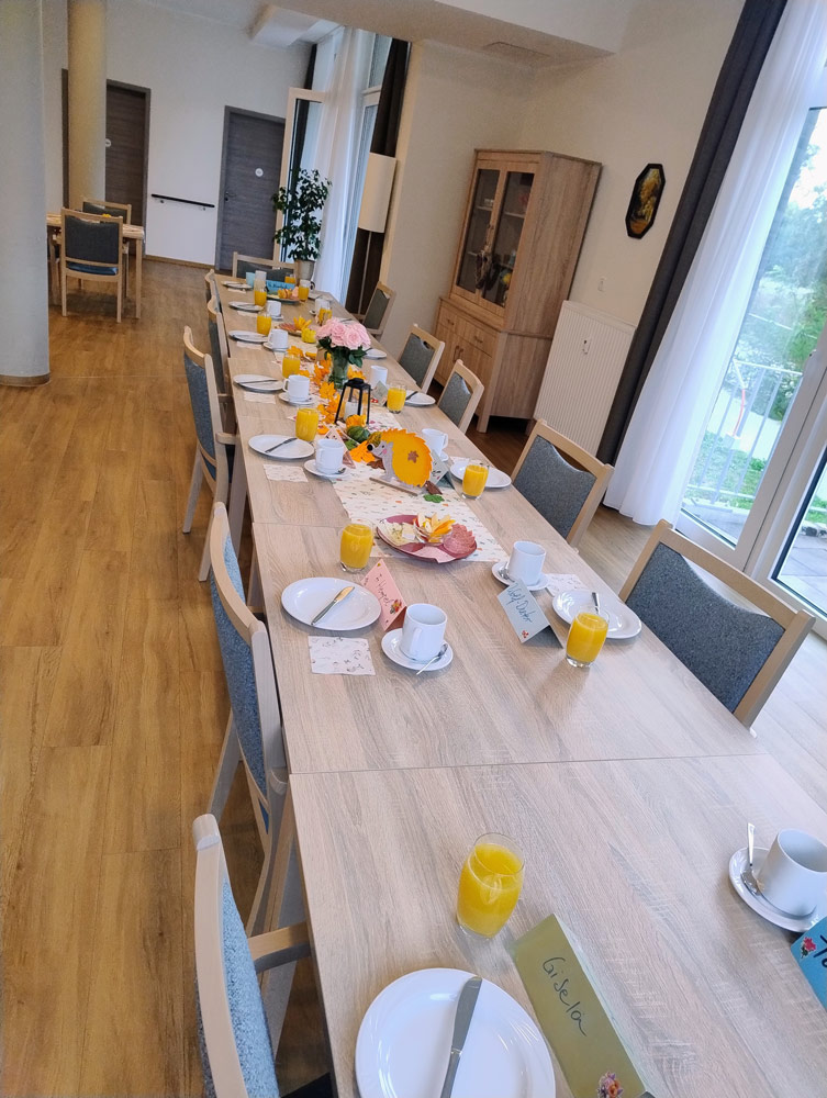 Frühstück Tagespflege Albertstadt Dresden