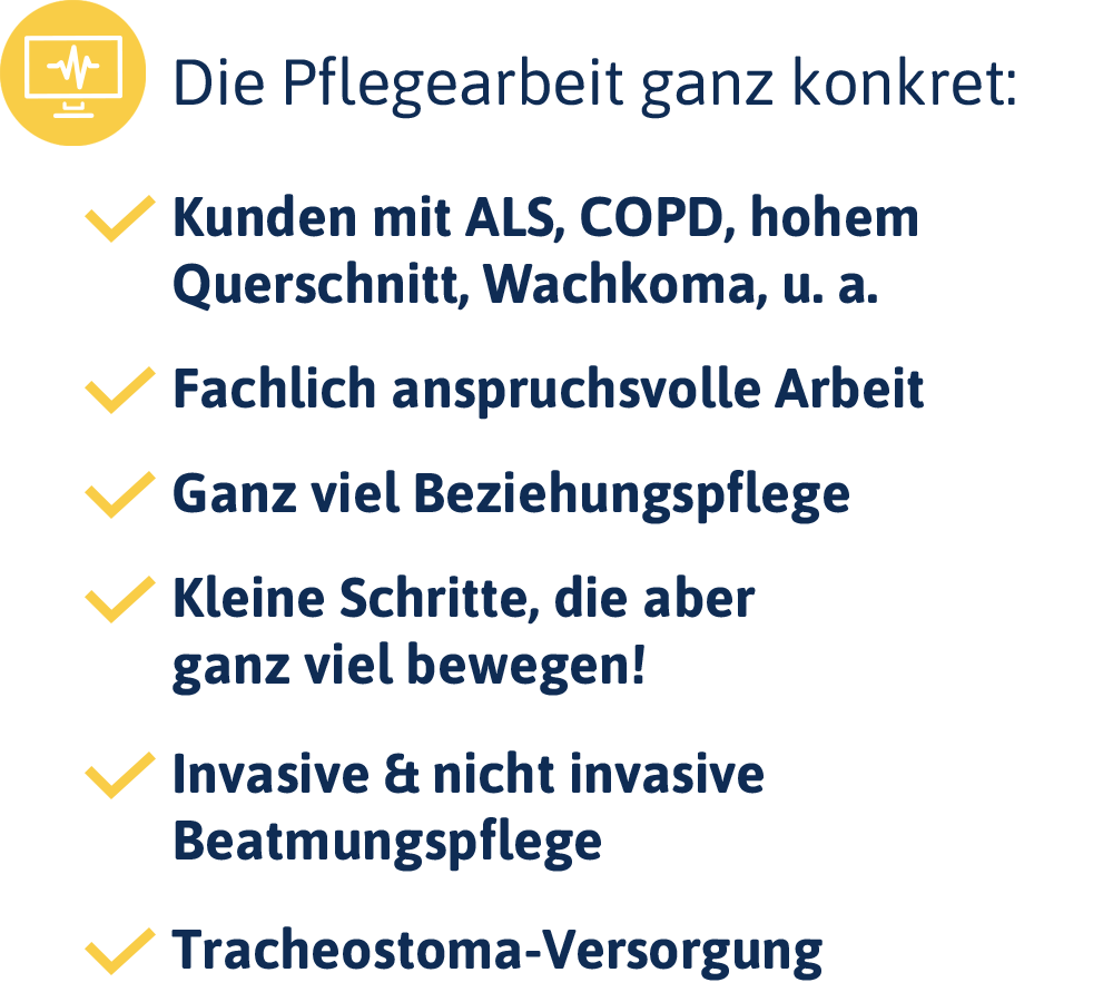 Pflegearbeit Intensiv